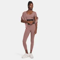 Nike Sportswear Essential Swoosh жіноча Short-Sleeve Top колір фіолетовий