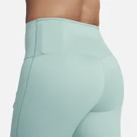 Nike Go женская Firm-Support С высокой Талией 7/8 лосины с карманамицвет зеленый