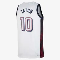 Jayson Tatum Team USA USAB Limited Home Unisex Nike Dri-FIT баскетбольні Jersey White