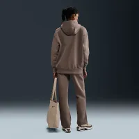 Nike Sportswear Phoenix Fleece женская оверсайз Full-Zip Толстовка с капюшоном цвет коричневый