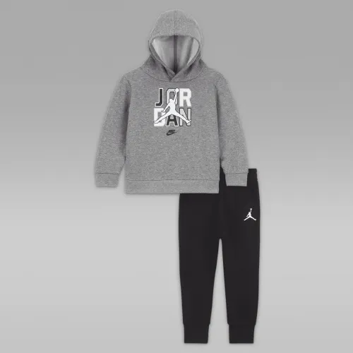 Nike Jordan Sport DNA Fleece Pullover Толстовка с капюшоном набор Baby 2-Piece Толстовка с капюшоном набор цвет черный