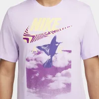 Nike Sportswear мужские футболка цвет фиолетовый