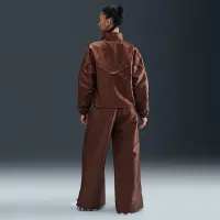Nike Sportswear Windrunner женская Shine Куртка цвет коричневый