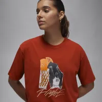 Nike Jordan женская Collage футболка цвет красный