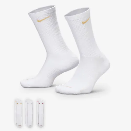 Nike Everyday Plus Cushioned тренувальні Crew шкарпетки (3 пар) різнокольорові