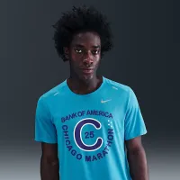 Nike Rise 365 мужские Dri-FIT Short-Sleeve Running Top синий