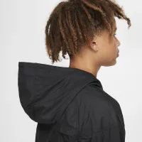 Nike Sportswear Windrunner EasyOn Big дитячі Repel Куртка колір чорний