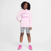 Nike Big детские волейбольные Pullover Толстовка с капюшоном Pink