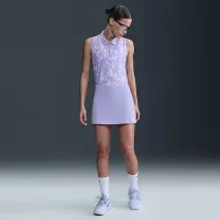 Nike Victory женская Dri-FIT Straight Tennis юбка цвет фиолетовый