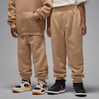 Nike Jordan Brooklyn Fleece Little дитячі 2-Piece Pullover Толстовка з капюшоном комплект колір коричневий