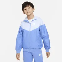 Nike Sportswear Windrunner Big детские (для мальчиков) Loose Hip-Length Hooded Куртка синий