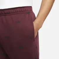 Nike Club Fleece чоловічі Brushed-Back Allover Print Joggers колір червоний