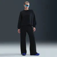 Nike 24.7 ImpossiblySoft женская Dri-FIT С высокой Талией Loose Flaцвет красный Pants цвет черный