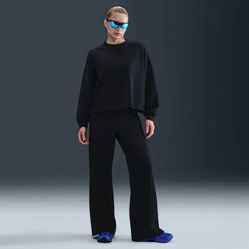 Nike 24.7 ImpossiblySoft женская Dri-FIT С высокой Талией Loose Flaцвет красный Pants цвет черный