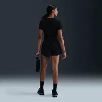 Nike Swoosh женская Weightlifting футболка цвет черный