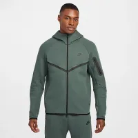 Nike Tech мужские Fleece Windrunner Full-Zip Куртка цвет зеленый
