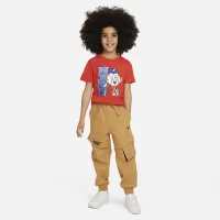Nike Little дитячі Graphic футболка колір червоний