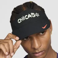 Nike Ace Dri-FIT ADV Running Visor колір чорний