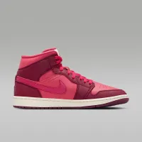 Nike Air Jordan 1 Mid SE женская Кроссовки цвет красный
