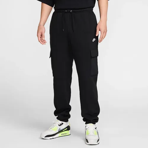 Nike Club мужские Fleece Cargo Pants цвет черный