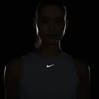 Nike One Classic женская Dri-FIT Cropped Tank Top синий