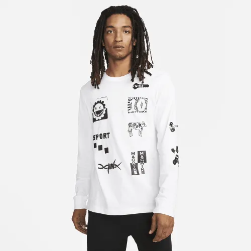 Nike Sportswear A.I.R. Machine чоловічі Long-Sleeve футболка колір білий
