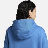 Nike Sportswear Phoenix Fleece женская оверсайз Pullover Толстовка с капюшоном синий