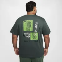 Nike Sportswear Club футболка цвет зеленый