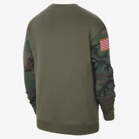 Ohio State Club Fleece мужские Nike College Crew-Neck свитшот цвет зеленый
