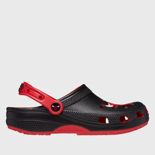 Шлёпанцы Crocs NBA Chicago Bulls Classic Clog 209441-6WC - Черные