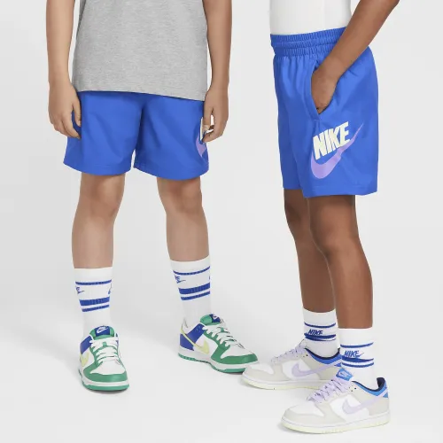 Nike Sportswear Big дитячі Woven шорти блакитний