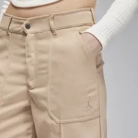 Nike Jordan жіноча Woven Pants колір коричневий