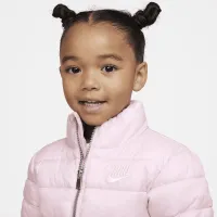 Nike Solid Puffer Jacket Little Kids' Jacket Pink