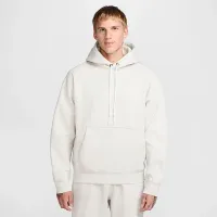 Nike Solo Swoosh мужские Fleece Pullover Толстовка с капюшоном цвет серый