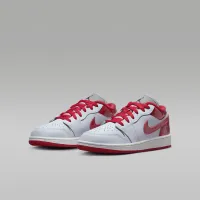 Nike Air Jordan 1 Low SE Big детские Кроссовки цвет серый
