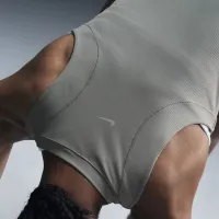 Nike Zenvy Rib женская Dri-FIT Tank Top цвет зеленый