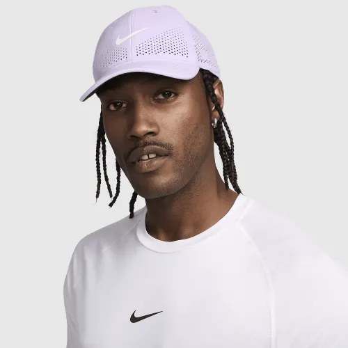 Nike Dri-FIT ADV Club Structured Swoosh Cap колір фіолетовий