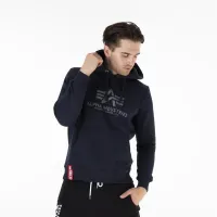 Кофта/футболка Alpha Industries Basic Hoody 17831207 - Синяя