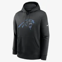 Carolina Panthers Club Logo мужские Nike NFL Pullover Толстовка с капюшоном цвет черный
