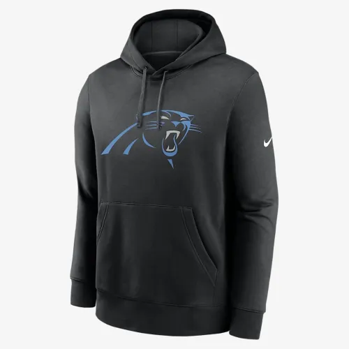 Carolina Panthers Club Logo чоловічі Nike NFL Pullover Толстовка з капюшоном колір чорний