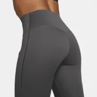 Nike Universa жіноча Medium-Support З високою талією 7/8 лосіни з кишенямиколір коричневий
