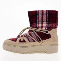 Кроссовки Tommy Hilfiger Tartan Snowboot FW0FW07612-ABO - Бежевый