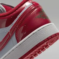 Nike Air Jordan 1 Low SE Big детские Кроссовки цвет серый