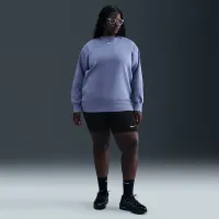 Nike Sportswear Phoenix Fleece жіноча оверсайз Crew-Neck світшот (великі розміри) блакитний
