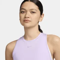 Nike One Classic жіноча Dri-FIT Tank Top колір фіолетовий