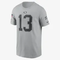Brock Purdy San Francisco 49ers Salute to Service мужские Nike NFL футболка цвет серый