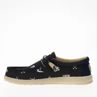 Кросівки Hey Dude Wally Stars N Skulls Print 41284-001 - Чорні