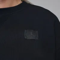 Nike Jordan Flight Fleece женская Mod-Crop Crew-Neck свитшот цвет черный