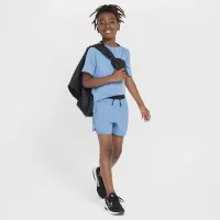 Nike Multi Tech EasyOn Big детские (для мальчиков) Dri-FIT тренировочные шорты синий