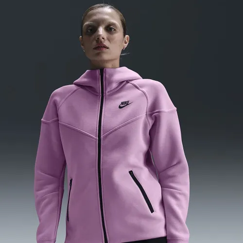 Nike Sportswear Tech Fleece Windrunner женская Full-Zip Толстовка с капюшоном Pink